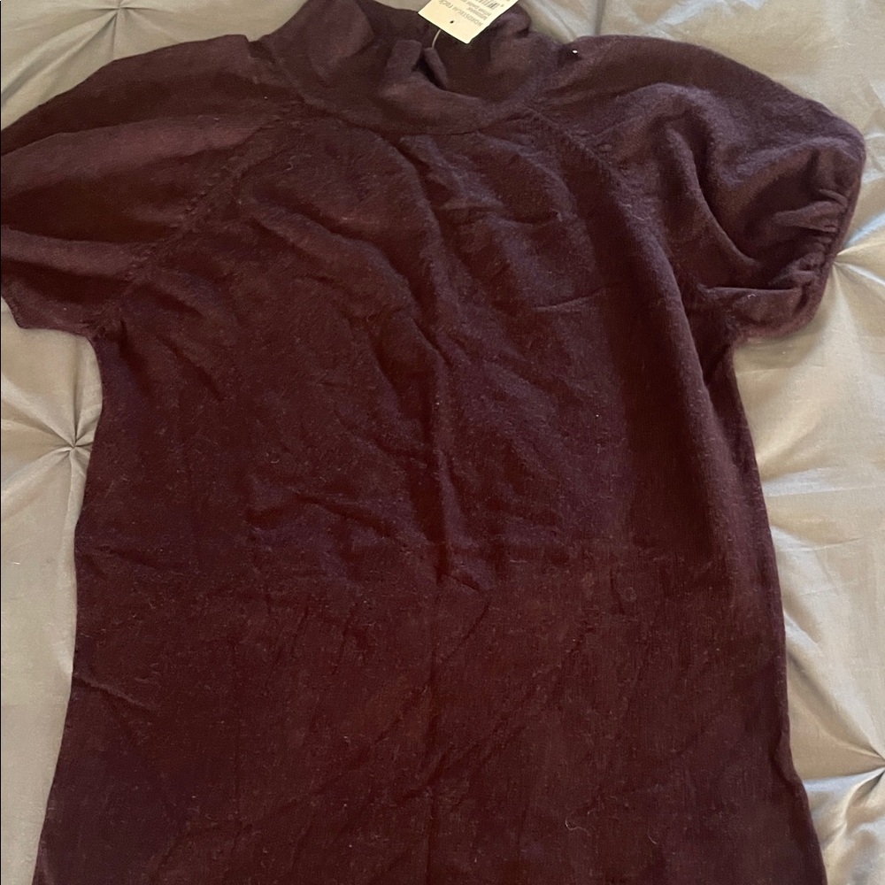 Olivia Sky Dark Red Tunic Top